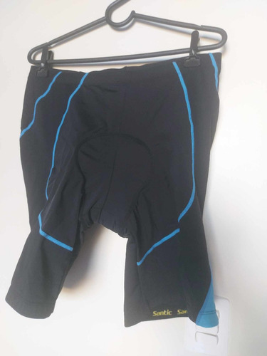 Shorts Ciclismo Masculino Acolchoado 4d Santic Respirável