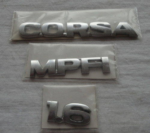 Kit Emblemas Corsa Mpfi 1.6 Foto 6