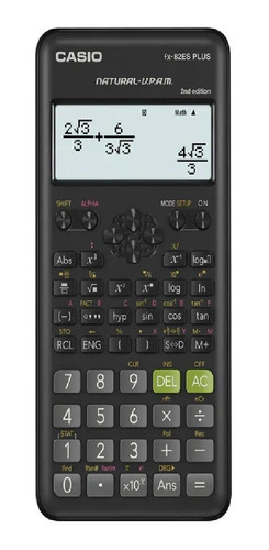 Calculadora Casio Fx-82es Plus Cientifica 252 Funções Preta
