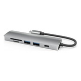 Adaptador Multipuerto Hifly, Concentrador Usb Tipo C 6 En 1,