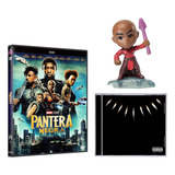 Pantera Negra: Dvd + Cd + Boneco Okoye - Mc Donalds 