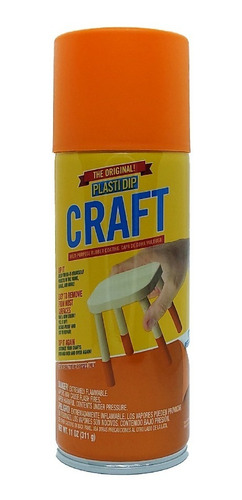 Pintura Aerosol Plasti Dip Craft Para Llantas Anaranjado