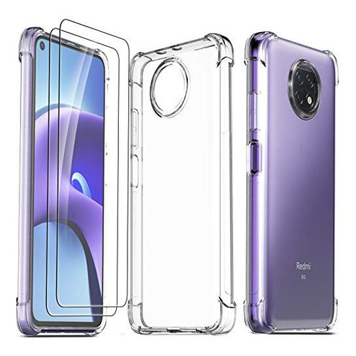 Funda Tpu Premium Con Airbag Para Xiaomi Redmi Note 9t