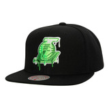 Gorra Mitchell & Ness La Lakers Slimedrip Ajustable Original