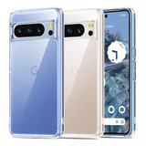 Funda Transparente Antiamarilleo Para Google Pixel 8 Pro