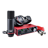 Focusrite Scarlett 2i2 Studio 3 Gen Kit De Grabacion Estudio