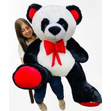Oso Panda De Peluche Gigante 1,40 Metros + Envío Gratis Perf