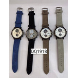 Reloj Pulsera Hombre Mayorista Gamuza Colores X5 Por Mayor