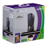Xbox 360 + Kinect Slim 250gb Preto