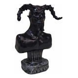 Diablo Negro Lucifer Satanás Busto 14 Cm Resina + Oracion 