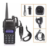 Rádio Comunicador 5w Bf Vhf /uhf/ Fm Dual Band Uv-82