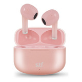 Audífonos Inalámbricos True Wireless Stf Aurum Ligero Color Rosa