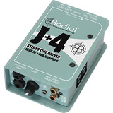 Convertidor De Línea Estéreo J+4 De Radial Engineering