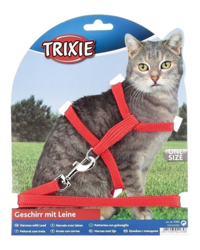 Arnes Pretal Broches Metalicos Gatos Ajustable Trixie