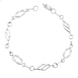 Pulsera Plata 925 Artesanal Diseño Nudos + Caja Regalo | M41