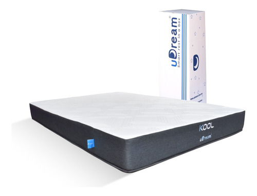 Colchón King Size Udream Memory Foam Gel En Caja Kool