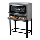 Horno Pizzero 6 Moldes Con Parrilla Sin Humo Sol Real 667v