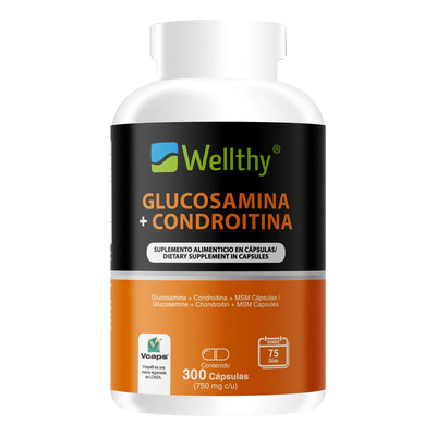 Glucosamina + Condroitina + Msm. 300 Cápsulas 75 Porciones Sabor Sin Sabor | Envío gratis