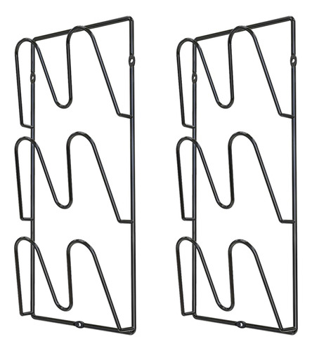 Paquete De 2 Soportes Para Tapas De Ollas Para Armario De Co