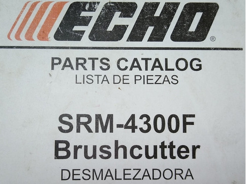 Repuestos Desmalezadora Echo Srm 4300 Originales Japón