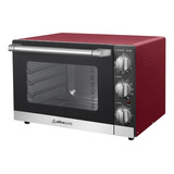 Horno De Mesa Eléctrico Ultracomb Uc-70c 70l Rojo/negro 220v