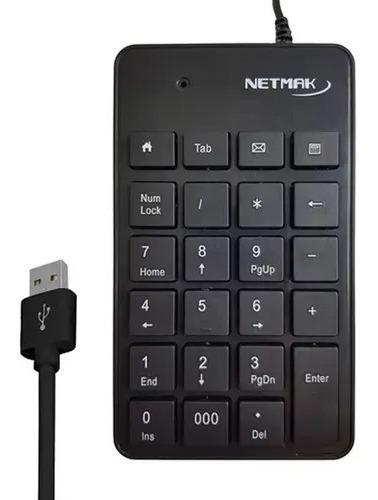 Teclado Numerico Usb Netmak Nm-kb250 Pc Notebook Recoleta