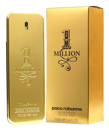 Perfume Paco Rabanne 1 One Million Masculino 100ml Selado Original Edt Lacrado
