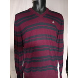 Sweaters Broooks Brothers Extra Grande Slim Vino Y Azul