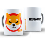 Caneca Shiba Inu Shib 325ml Cerâmica + Caixa Presente