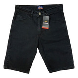 Bermuda Jean Negro Clásico Dufour