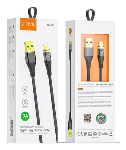 Cable De Datos Lighting iPhone Cb4017i Vidvie