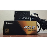 Fuente Seasonic 650w Focus 80 Plus Gold Gm-650