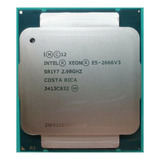 Processador Gamer Intel Xeon E5-2666 V3 Cm8064401675902  De 10 Núcleos E  3.3ghz De Frequência Com Gráfica Integrada