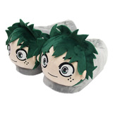 Zapatillas De Felpa Para El Hogar Forma De Izuku Midoriya