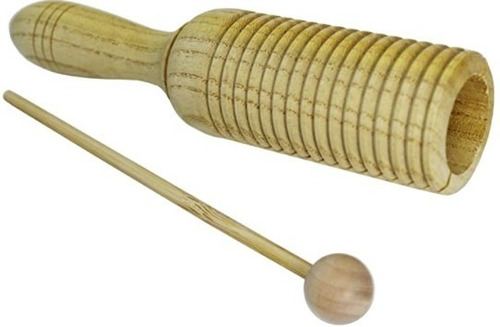 Instrumentos Percusión, Guiro Con Mango, Para Niño
