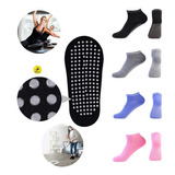 4 Pares Calcetines Para Yoga Pilates Con Base Antiderrapante