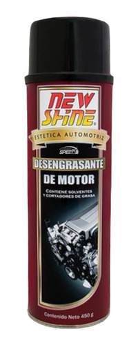 Desengrasante De Motor Aerosol New Shine 450 Gr