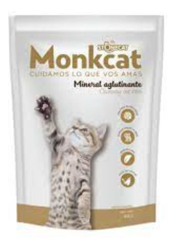 Arena Aglomerante Para Gatos ** Monkcat ** X 4kg.