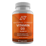 Vitamina D3 50.000 Ui Régimen 8 Semanas Natual Forest Usa