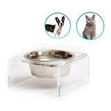 Comedouro Elevado Bebedouro Individual Pet Gatos Cachorro