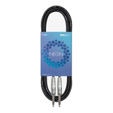 Cable Kwc 133 Neon Plug - Plug 1,5 Mts Stereo Balanceado Cuo