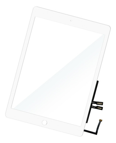 Cristal Touch Tactil Compatible Con iPad 6 2018 A1893 A1954 Color Blanco