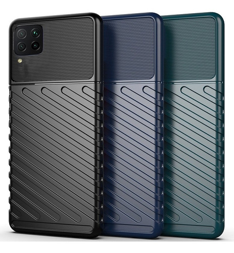 Funda De Silicona De Lujo Para Samsung Galaxy A12 M12 A Prue