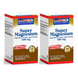 2 X Super Magnesium 400mg 100ta - Unidad a $60750