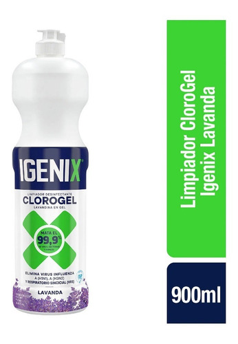 Limpiador Clorogel Igenix Lavanda 900ml