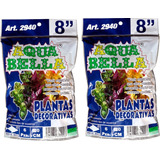 Plantas Artificiales Pecera Decoración 20 Cm 2 Bolsas 2940 