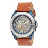 Reloj Fossil Bq2427 Para Hombre, Variedad Marrón Y Azul