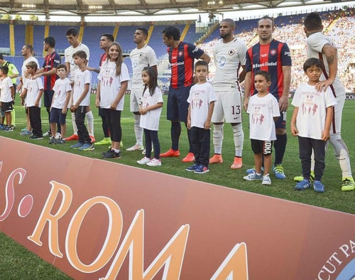 Camiseta San Lorenzo Vs Roma 2016 Titular 16 Belluschi T. M