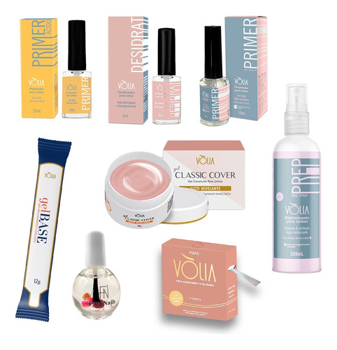 Kit Preparação+ Gel,base 20g+classic Couve Nova Fórmula+brin