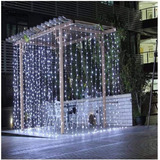 Hopemob Cortina Led Blanco Frio O Blancc Calido 6x3 Decoracion Todo Evento Boda Fiesta Navidad Jardin